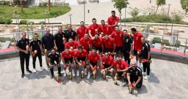 الأهلي يحتفي بفريق اليد بعد تحقيق السداسية التاريخية
