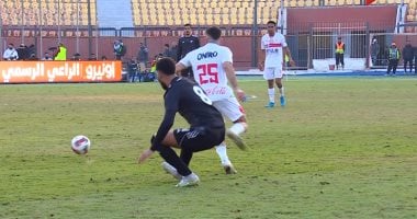 الزمالك يتصدر بتروجت 2-1 وعودة شيكابالا في 60 دقيقة
