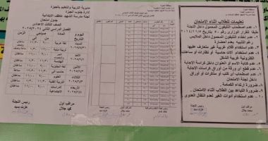 تعليم الجيزة تحذر طلاب الإعدادية من إدخال الهواتف داخل اللجان