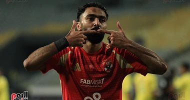 حسين الشحات يسجل الهدف الخامس للأهلي في ليلة التتويج