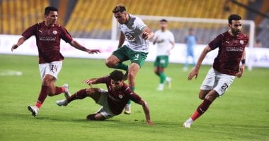 سيراميكا يتقدم على المصري بهدفين في الشوط الأول للدوري