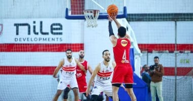 مباراة الأهلى والزمالك في ثالث لقاءات نصف نهائى سوبر السلة