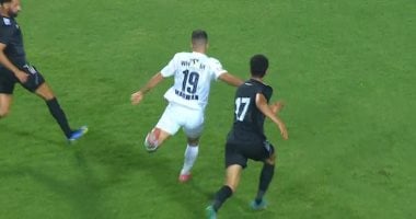 مروان حمدي يسجل الهدف الثاني لبيراميدز بقوة في بتروجت