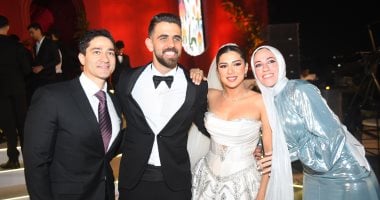 نجوم الرياضة والإعلام يحتفلون بزفاف كريمة أحمد سليمان