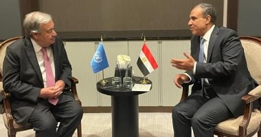 وزير الخارجية يجتمع مع السكرتير العام للأمم المتحدة