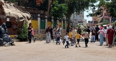 ازدحام جماهيري في الحديقة الدولية خلال ثاني أيام عيد الأضحى