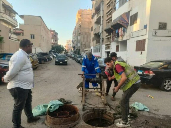 مياه القناة: إصلاحات عاجلة بنفق السويس وتكثيف التطهير في بورسعيد