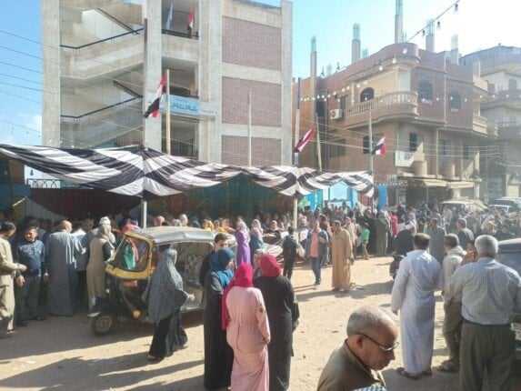 تزايد إقبال الناخبين في لجنة بلقينا بالغربية للتصويت في انتخابات مجلس النواب