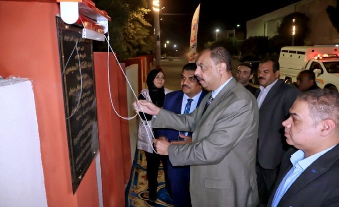 محافظ سوهاج يفتتح سوق المنشاة الحضري الجديد