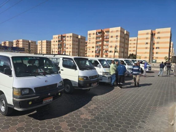 تشغيل خط مواصلات يربط العبور الجديدة بموقف السلام