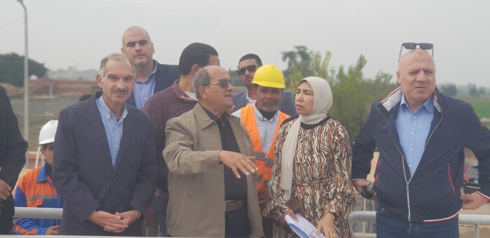 رئيس القابضة لمياه الشرب يتفقد مشروعات الصرف الصحي بكفر الشيخ