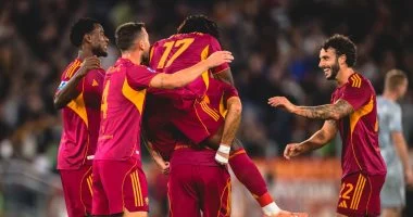 روما ضد ميتييلاند.. الذئاب تتقدم بهدف في الشوط الأول بالدوري الأوروبي