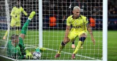 بي إس جي ضد توتنهام.. ريتشارليسون يتقدم وفيتينها يتعادل فى الشوط الأول