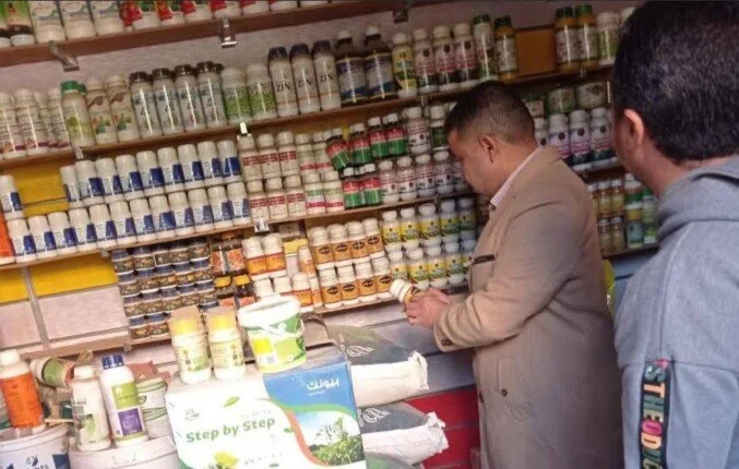 ضبط كميات كبيرة من المبيدات المغشوشة خلال حملة تفتيشية بأسيوط