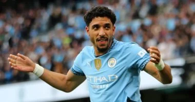 عمر مرموش يقود هجوم قمة مان سيتي ضد ليفركوزن في أبطال أوروبا