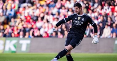 ريال مدريد يعلن غياب كورتوا ضد أوليمبياكوس بدوري الأبطال