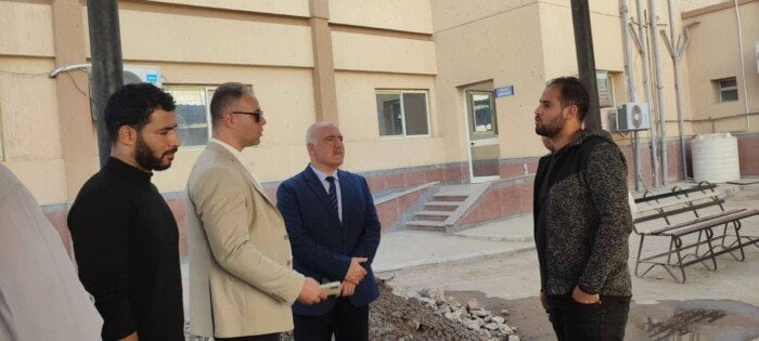 مدير الصحة بالقليوبية يشهد إطلاق التيار الكهربائي بالمحولات الجديدة بحميات بنها