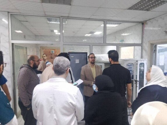 مدير الصحة بالقليوبية يتابع سير العمل بمستشفى بهتيم المركزي