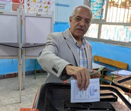 وزير التعليم الأسبق يدلي بصوته في انتخابات مجلس النواب بمدينة بنها
