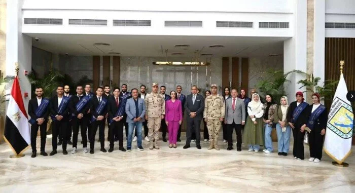 «لتعزيز الوعى والولاء والانتماء».. وفد طلاب جامعة بنى سويف فى ضيافة محافظ جنوب سيناء