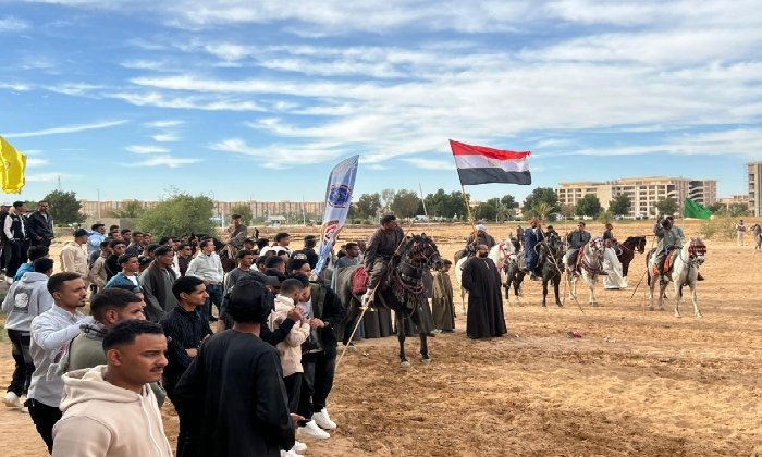 أسرة «طلاب من أجل مصر» تنظم مهرجان الفروسية الأول بجامعة قنا