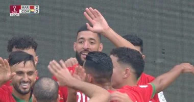 المغرب ضد جزر القمر .. أسود الأطلس يتقدمون بثلاثية في الشوط الأول