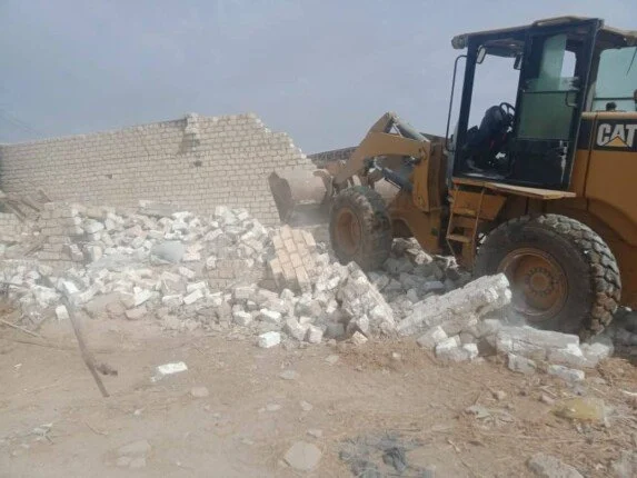 ضمن الموجة 27.. إزالة 2171 حالة تعدٍ على الأراضي الزراعية وأملاك الدولة بالمنيا