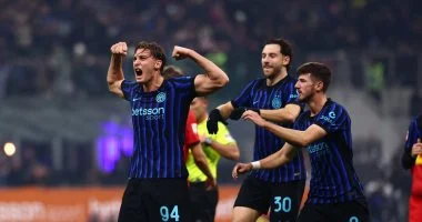 الإنتر ضد فينيزيا.. الأفاعي تضرب بثلاثية بالشوط الأول فى كأس إيطاليا