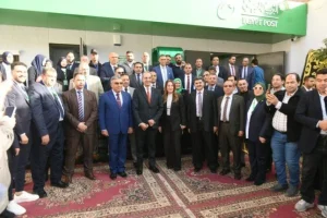 وزير الاتصالات يفتتح مكتب بريد المنصورة الرئيسى بعد تطويره
