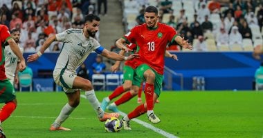 منتخب المغرب يحسم قمة السعودية بهدف البركاوى ويتصدر المجموعة فى كأس العرب
