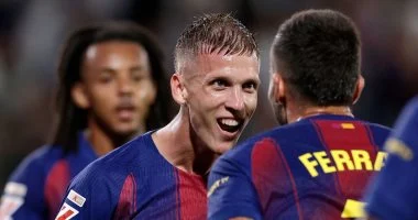 برشلونة ضد أتلتيكو مدريد.. داني أولمو يتقدم للبارسا 2-1 (فيديو)