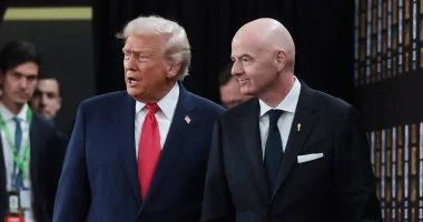 ترامب: حققنا مبيعات تاريخية لتذاكر كأس العالم.. وأنا وانفانتينو جاهزان.. صور