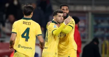 تورينو ضد ميلان.. الروسونيرى يخطف فوزا مثيرا وينفرد بصدارة الكالتشيو