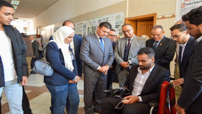 افتتاح معرض ابتكار مستدام لتوطين وتطوير المشروعات الحرفية بجامعة المنوفية