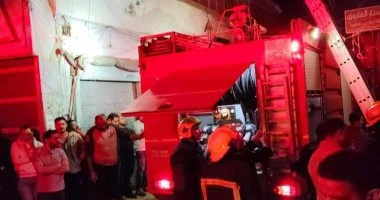 صور ضحايا حريق سوق الخواجات بالمنصورة.. 5 وفيات و13 مصابا