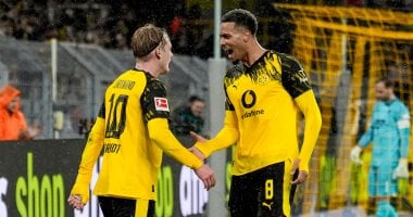 دورتموند يهزم هوفنهايم بثنائية ويلاحق البايرن على صدارة الدوري الألماني