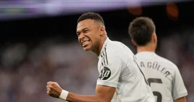 ريال مدريد يدك أتلتيك بيلباو بثنائية مبابى وكامافينجا فى شوط أول نارى