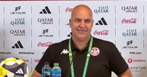 سامي الطرابلسي: مباراة قطر مصيرية ونقاتل حتى اللحظة الأخيرة فى كأس العرب