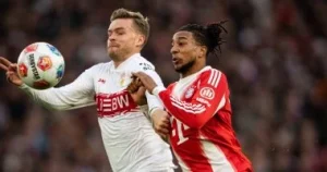شتوتجارت ضد البايرن.. البافارى يحسم الشوط الأول 1-0 فى الدوري الألماني