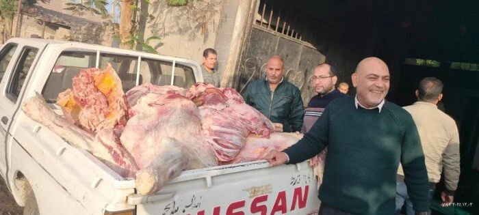 ضبط لحوم فاسدة وأختاماً مزورة داخل مذبح بالقناطر الخيرية