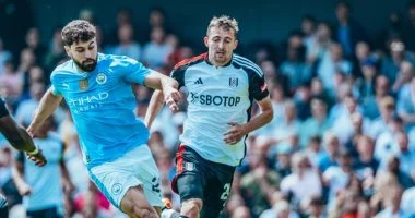 عمر مرموش فى اختبار جديد مع مانشستر سيتي أمام فولهام بالدوري الإنجليزي