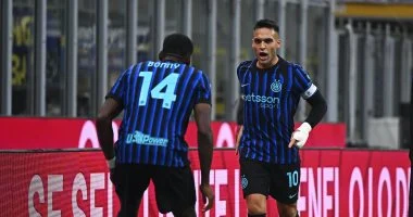 لاوتارو وتورام يقودان هجوم إنتر ميلان ضد كومو فى الدوري الإيطالي