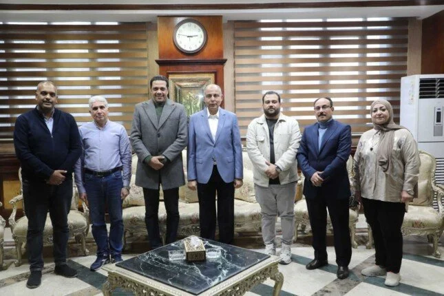 محافظ المنيا يستقبل النجم حمزة العيلي قبل افتتاح مهرجان المنيا الدولي للمسرح