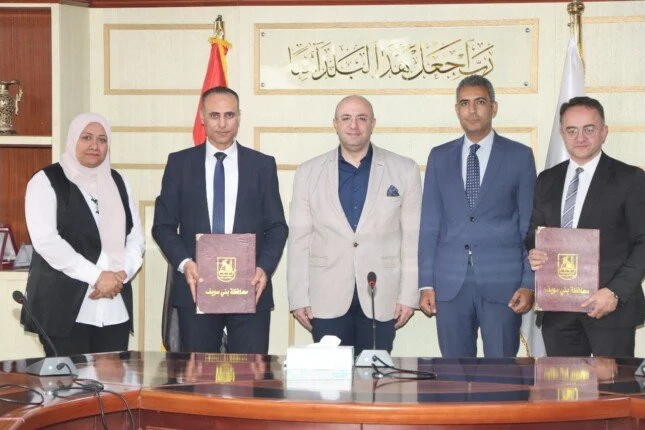 محافظ بني سويف يشهد توقيع بروتوكول تعاون في مجال تعزيز التُبرع بالدم