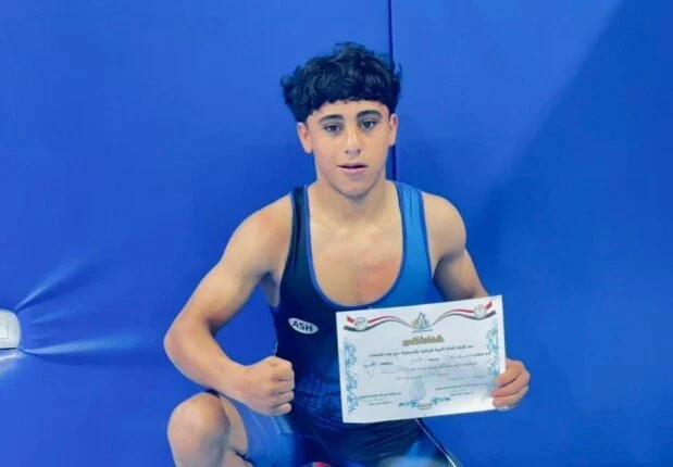 تتويج محمد جلال بطلاً للجمهورية في المصارعة الرومانية