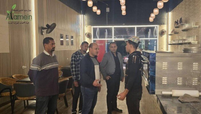 جولة ليلية موسعة لمساعد نائب رئيس الهيئة لتفقد المشروعات القومية بمدينة العلمين الجديدة