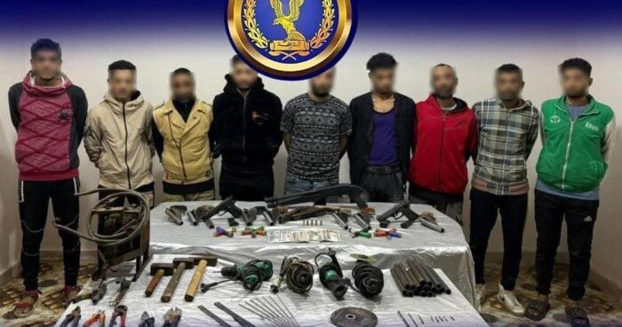 ضبط 9 عناصر إجرامية تخصصوا في تصنيع السلاح المحلي وترويجه بالقليوبية