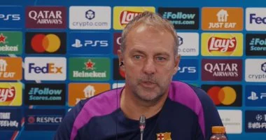 هانز فليك: مواجهة برشلونة ضد أتلتيكو مدريد صعبة.. ونرتكب الكثير من الأخطاء